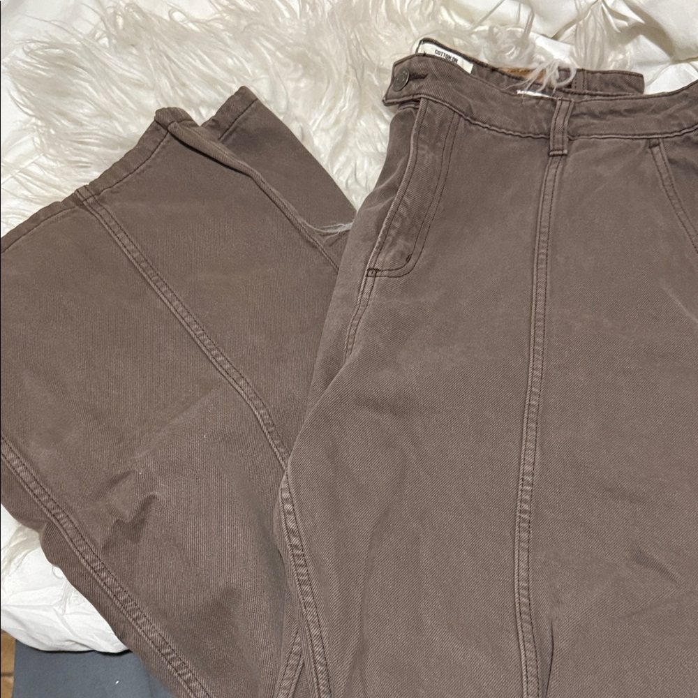 Cotton On Women's Brown Flare Jeans